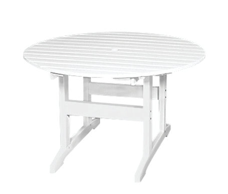 Salem Round Dining Table 48-Inch by Seaside Casual | Durable Outdoor Patio Table