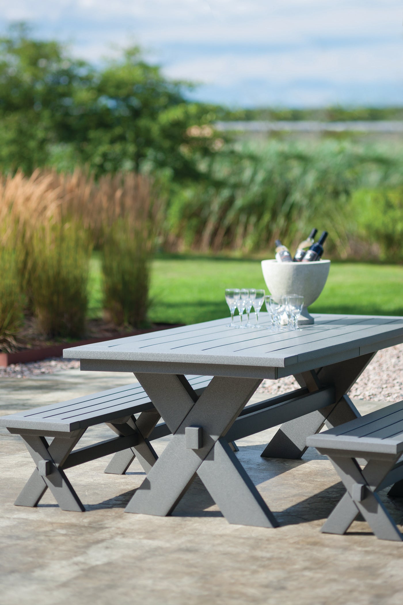 Sonoma Gathering Table – Durable Weather-Resistant Outdoor Dining Table
