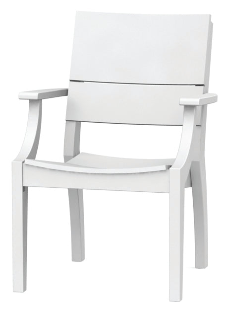 Seaside Casual SYM Arm Chair- Modern Outdoor Dining