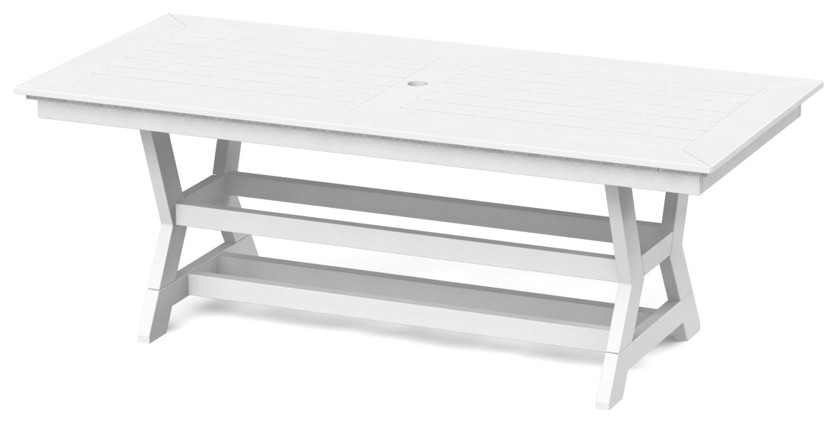 Seaside Casual SYM Dining Table 36" x 80" – Modern Outdoor Elegance
