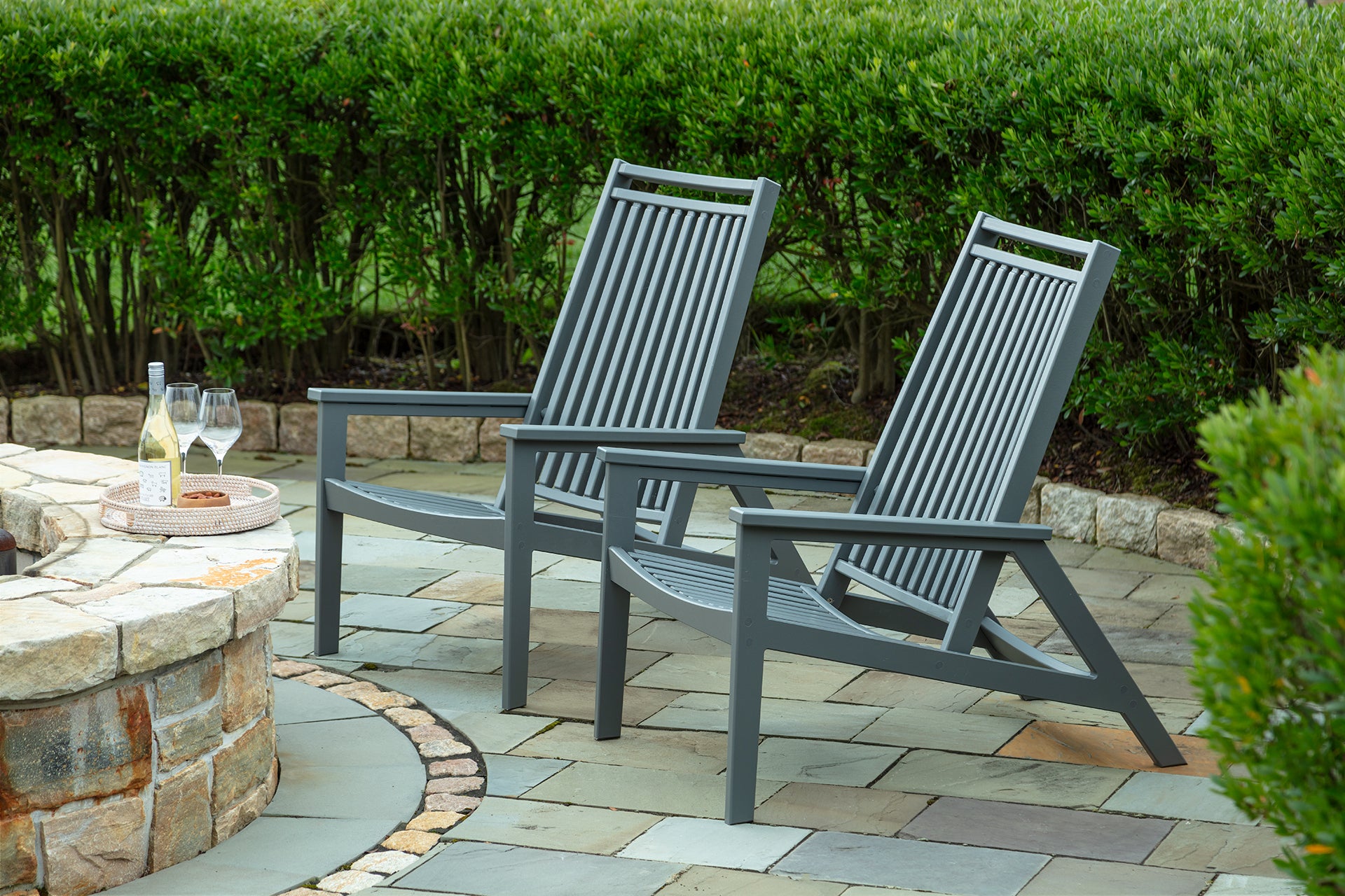 SUR Reclining Lounge Chair | Weather-Resistant Adjustable Outdoor Lounge Chair