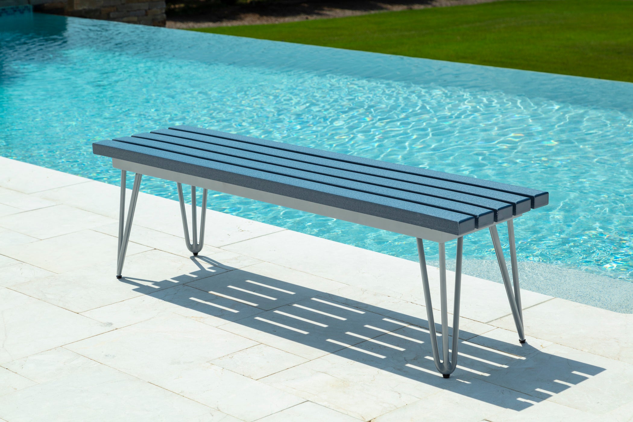 HIP Bench (Hairpin) | Modern Outdoor Bench with Weather-Resistant Design
