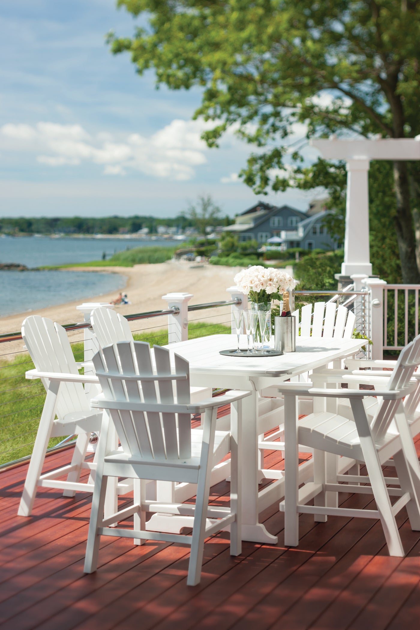 Seaside Casual Adirondack Shellback Balcony Chair
