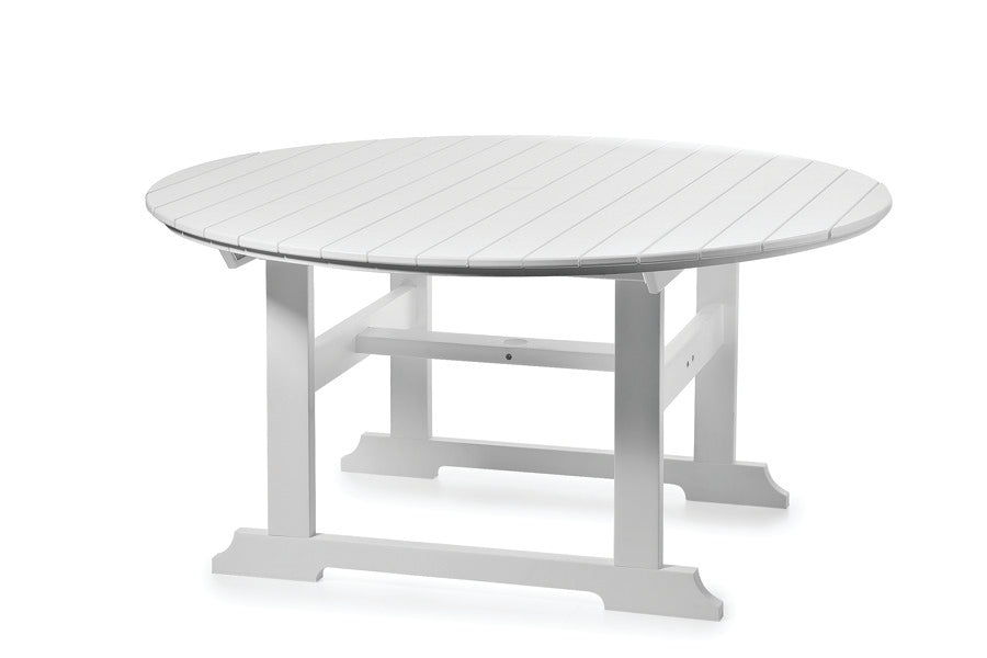 Salem Round Dining Table 60-Inch by Seaside Casual | Durable Outdoor Patio Table
