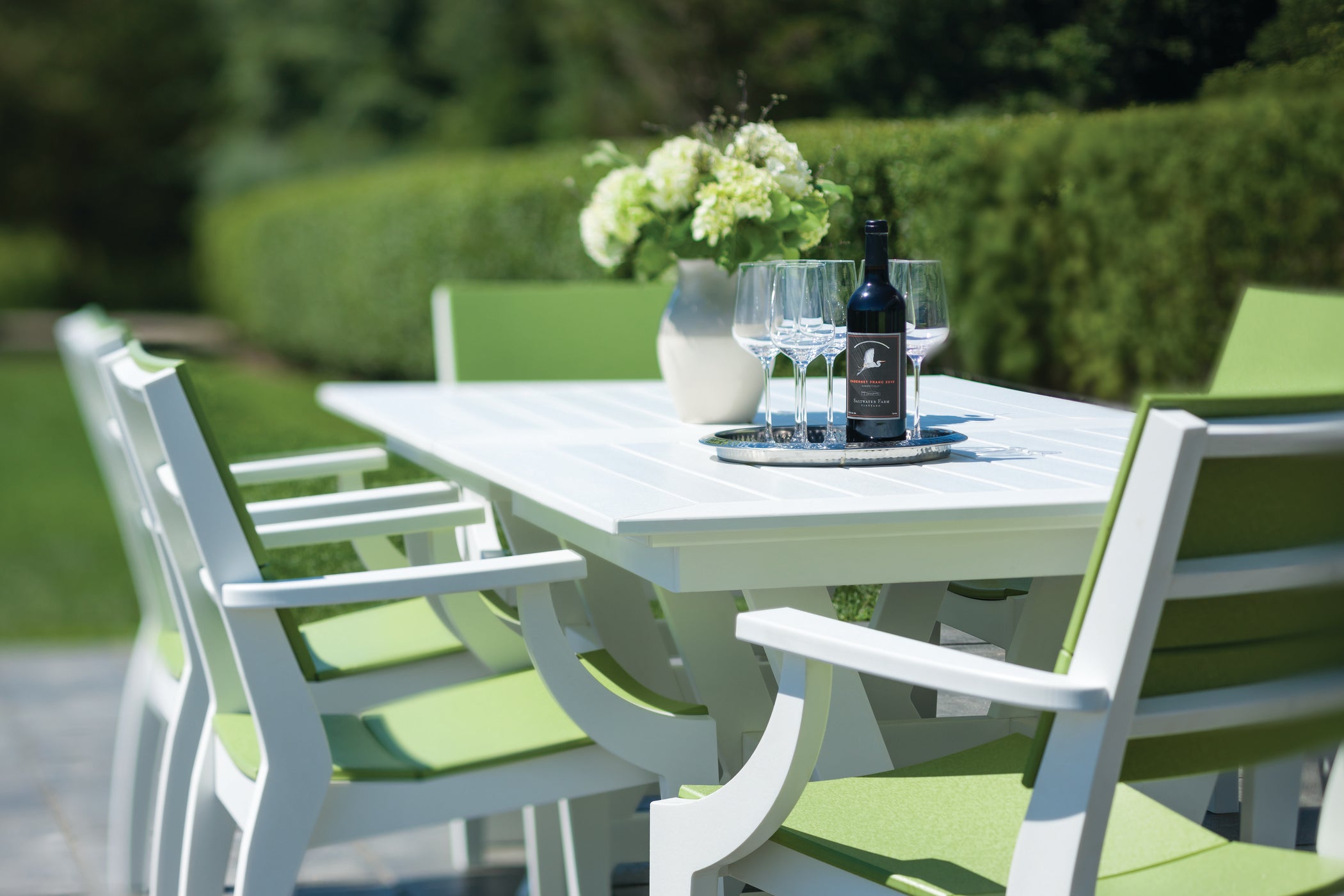 Seaside Casual SYM 44" Dining Table – Modern Outdoor Dining