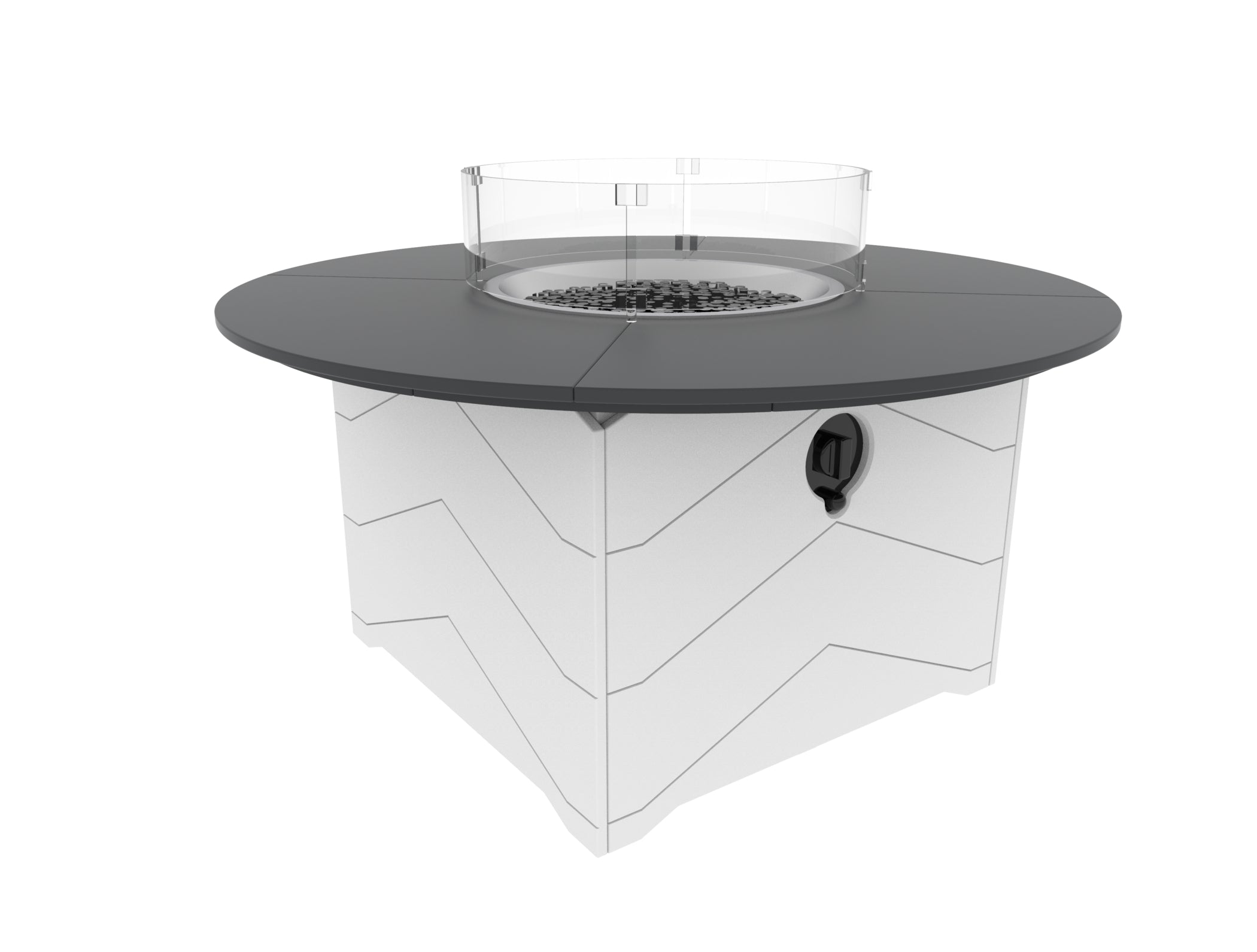 Seaside Casual Aura Fire Table