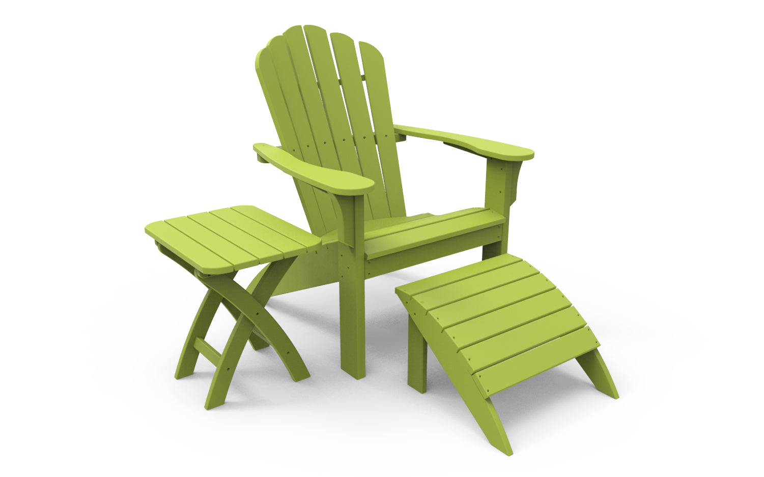 Coastline Harbor View Adirondack Chair | Seaside Casual Outdoor Furniture