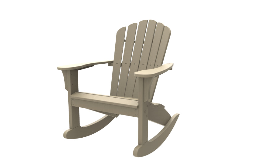 Coastline Harbor View Rocker | Seaside Casual Outdoor Rocking Chair