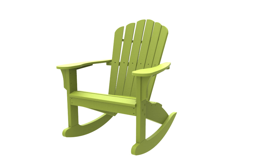 Coastline Harbor View Rocker | Seaside Casual Outdoor Rocking Chair