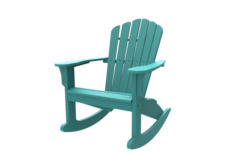 Coastline Harbor View Rocker | Seaside Casual Outdoor Rocking Chair
