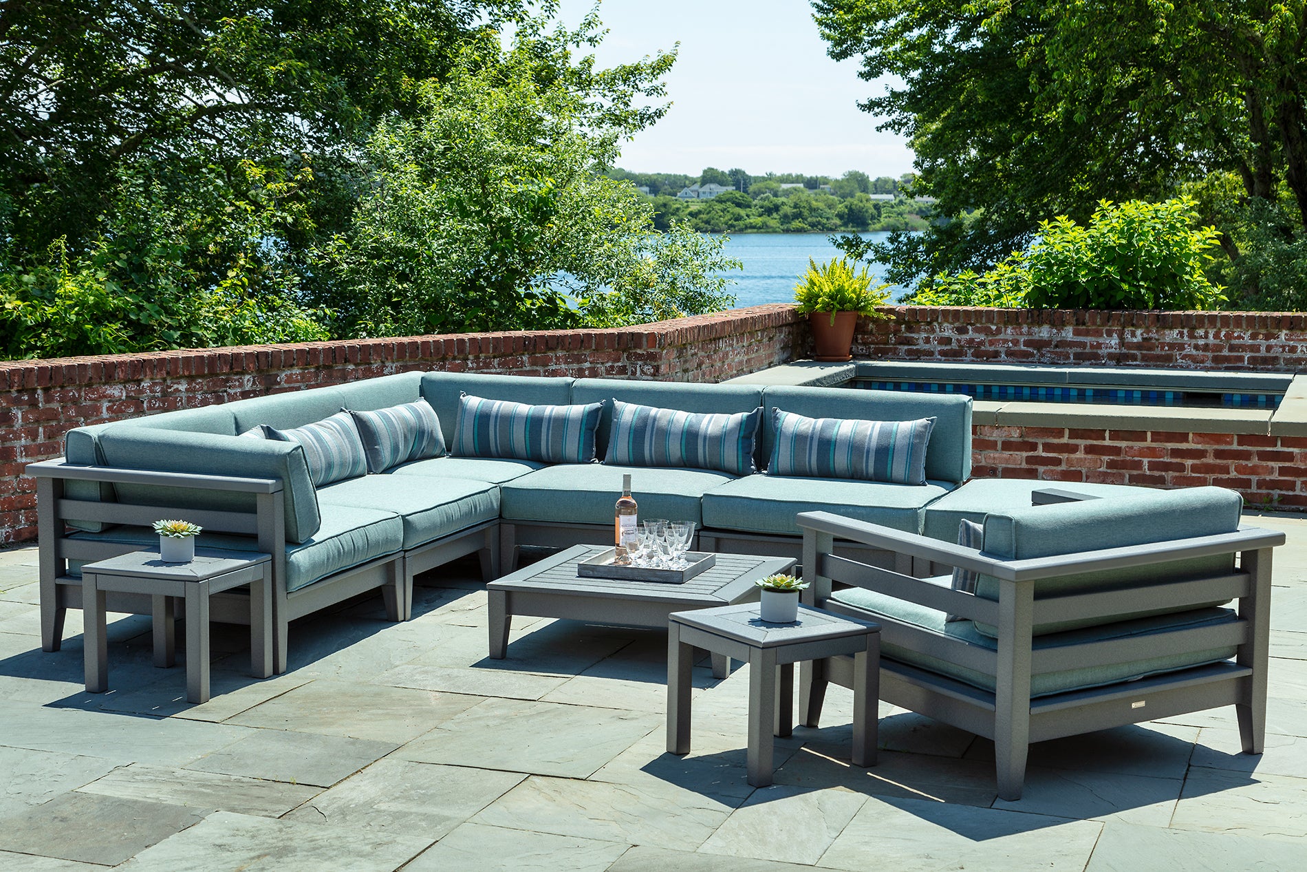 Cambridge Sectional Corner | Seaside Casual Outdoor Furniture