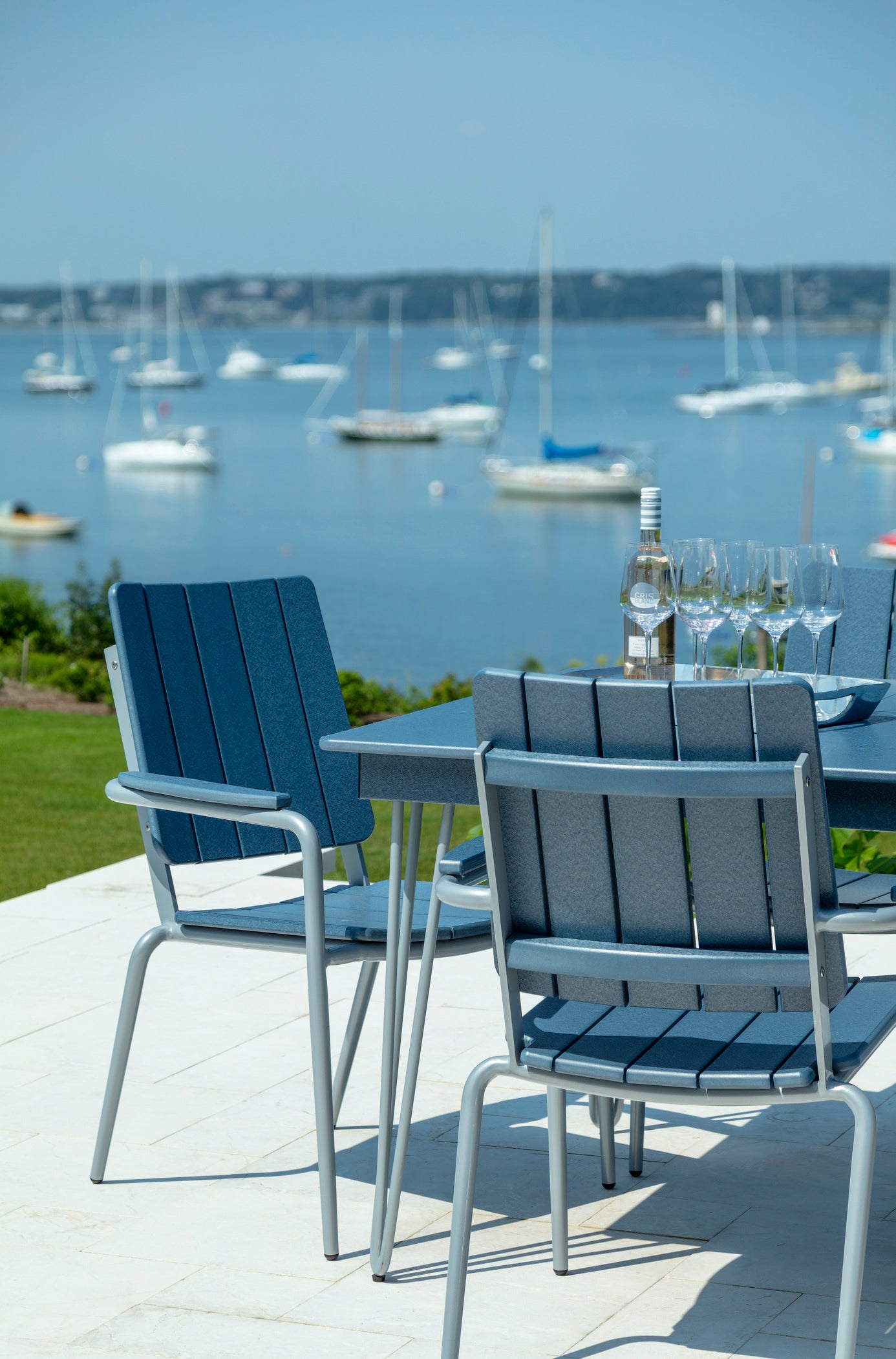 HIP Stackable Dining Arm Chair | Weather-Resistant Outdoor Dining Chair