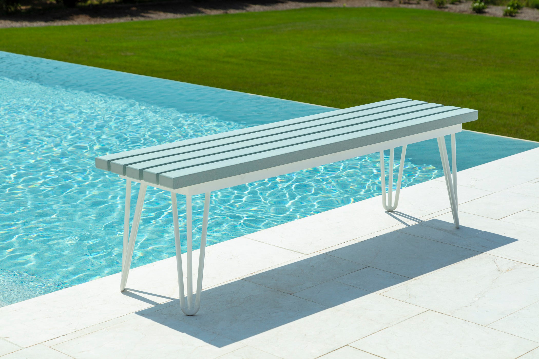 HIP Bench (Hairpin) | Modern Outdoor Bench with Weather-Resistant Design