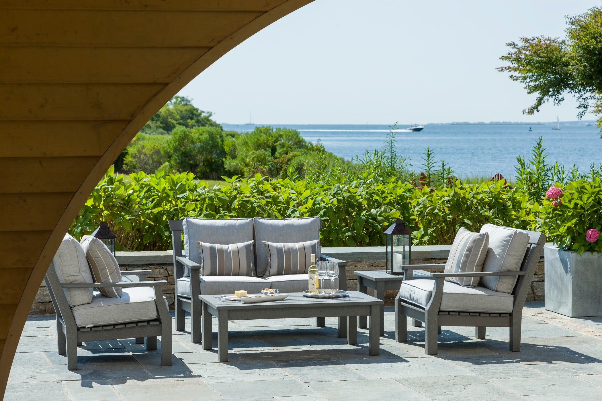 Nantucket Love Seat | Seaside Casual Outdoor Seating
