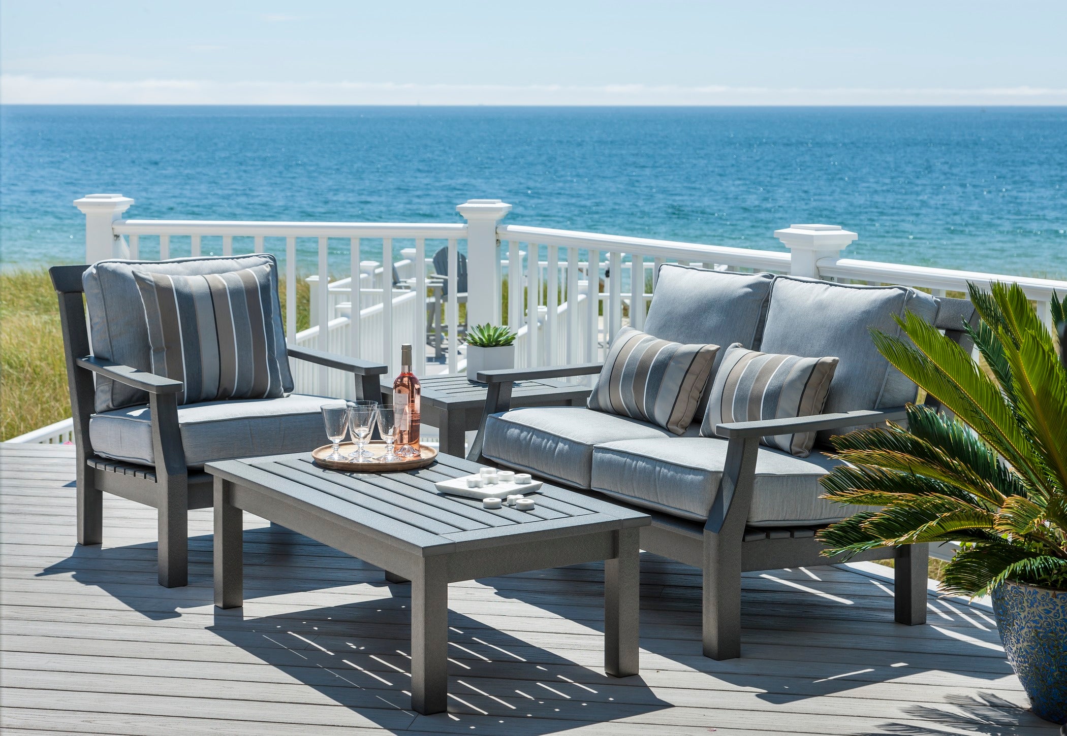 Nantucket Love Seat | Seaside Casual Outdoor Seating