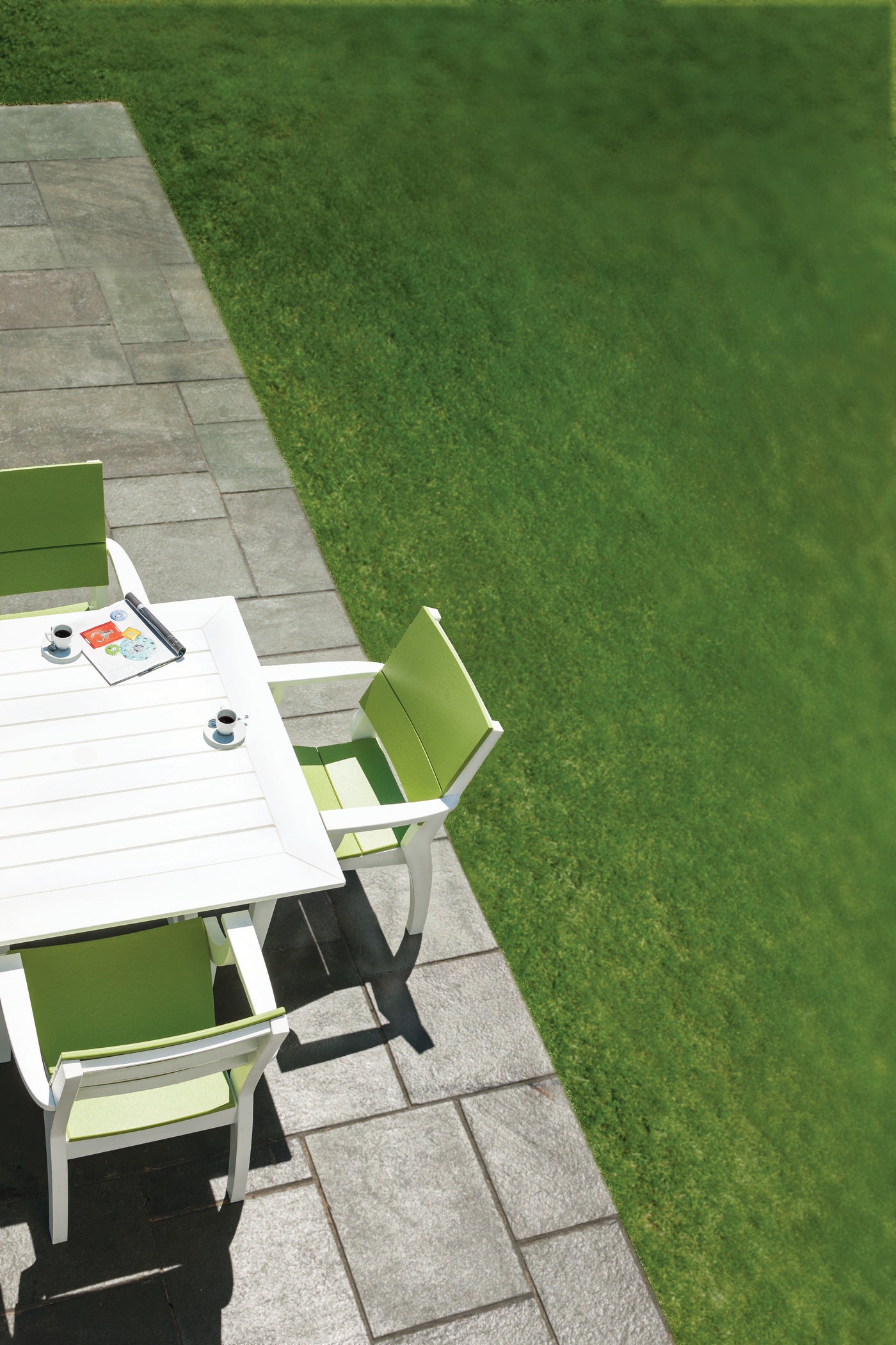 Seaside Casual SYM Arm Chair- Modern Outdoor Dining
