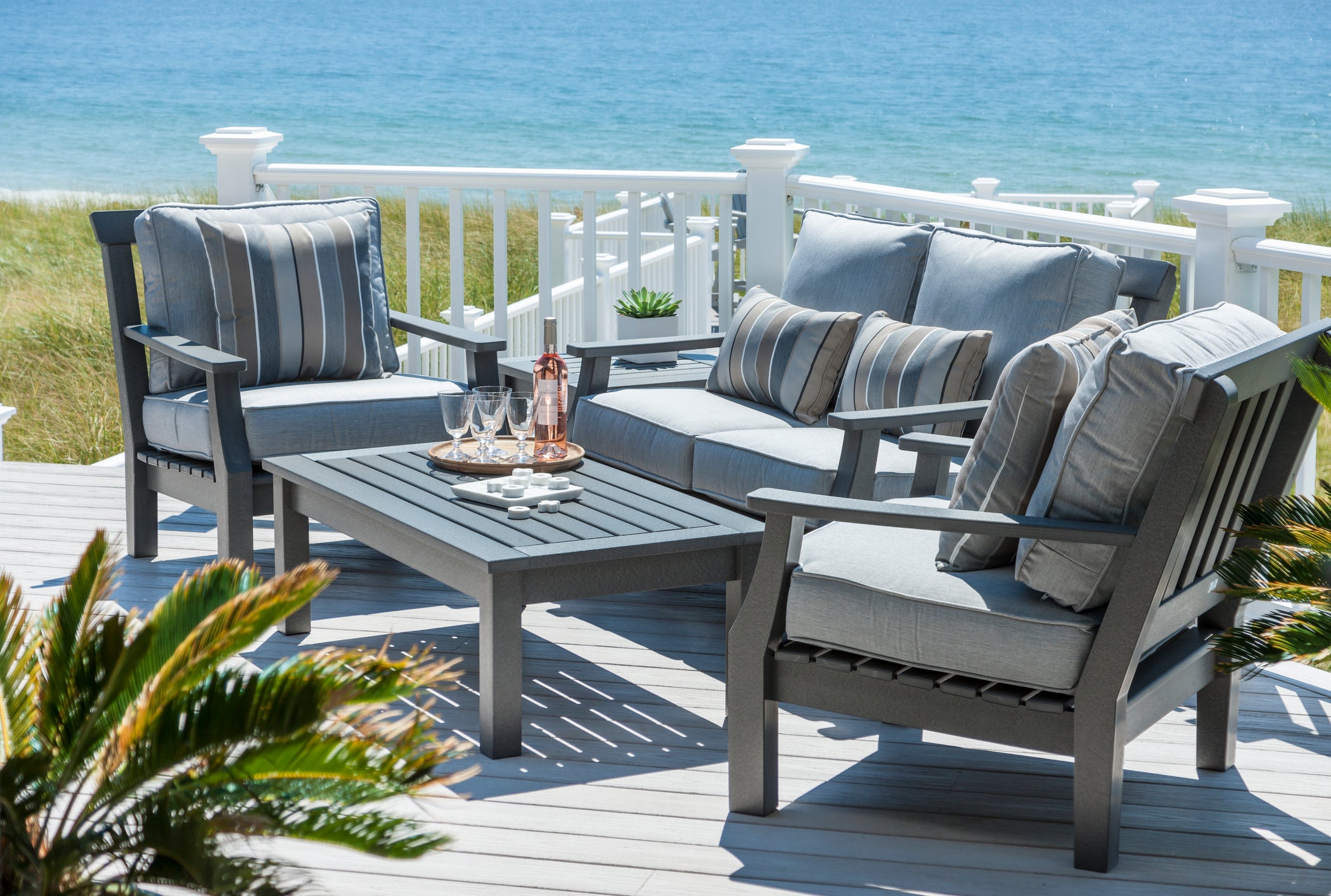 Nantucket Love Seat | Seaside Casual Outdoor Seating