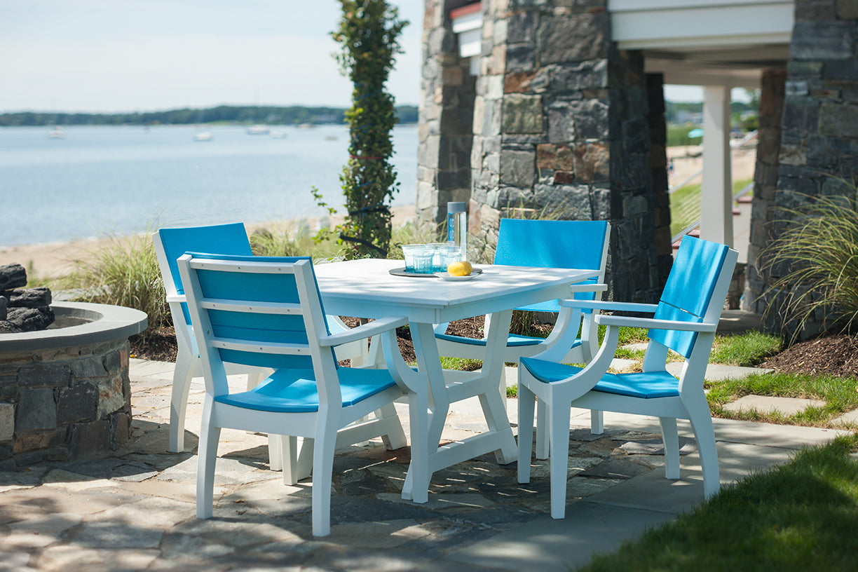 Seaside Casual SYM 44" Dining Table – Modern Outdoor Dining